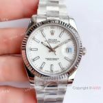 Noob Factory Copy Rolex Datejust II White Face Oyster Watch 3235 V3 Version